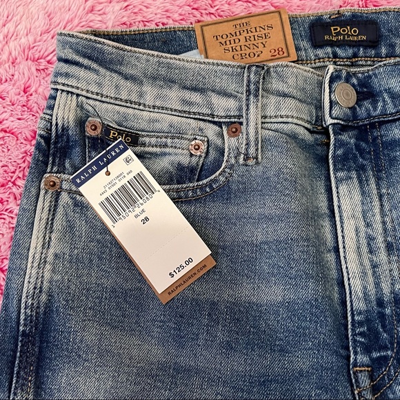 Polo Ralph Lauren Tompkins Mid Rise Skinny Corp Jean - Picture 12 of 16